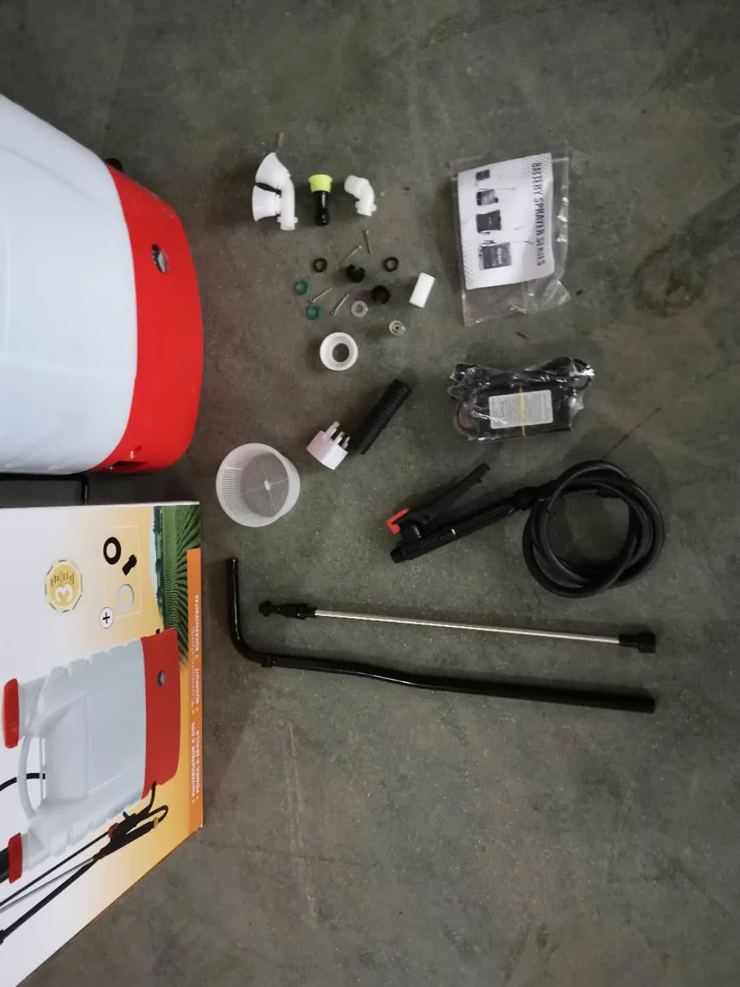 16L Agricultural 12V12ah 2 in 1 Battery Knapsack Power HVLP Fertilizer Sprayer