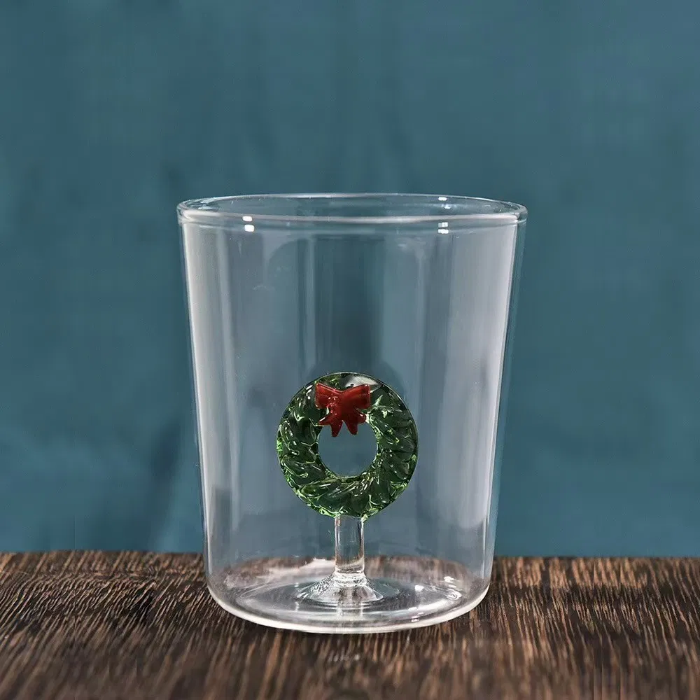 Handcrafted Modern Three-Dimensional Belt Design, Glass Coffee Cup Lid, Creative Christmas Companion, Hot and Cold Drink Gift