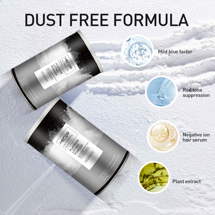 Keroa 9+ Professional Quick Hair Color Fading Ammonia Free Hair Bleaching Powder