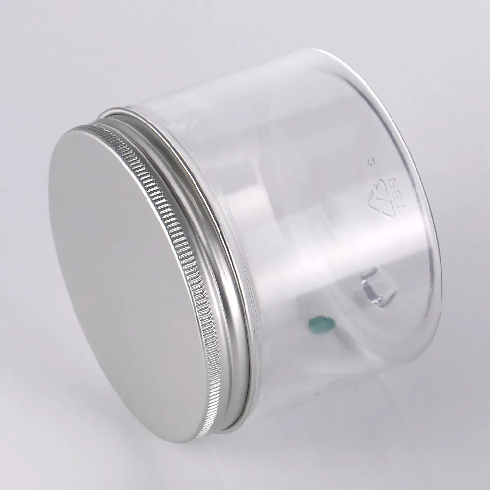 Kitchen Clear Plastic Pet Cereal Jar Dried Fruit Spice Cookie Snacks Candy Food Packaging Storage Cosmetic Cream Container