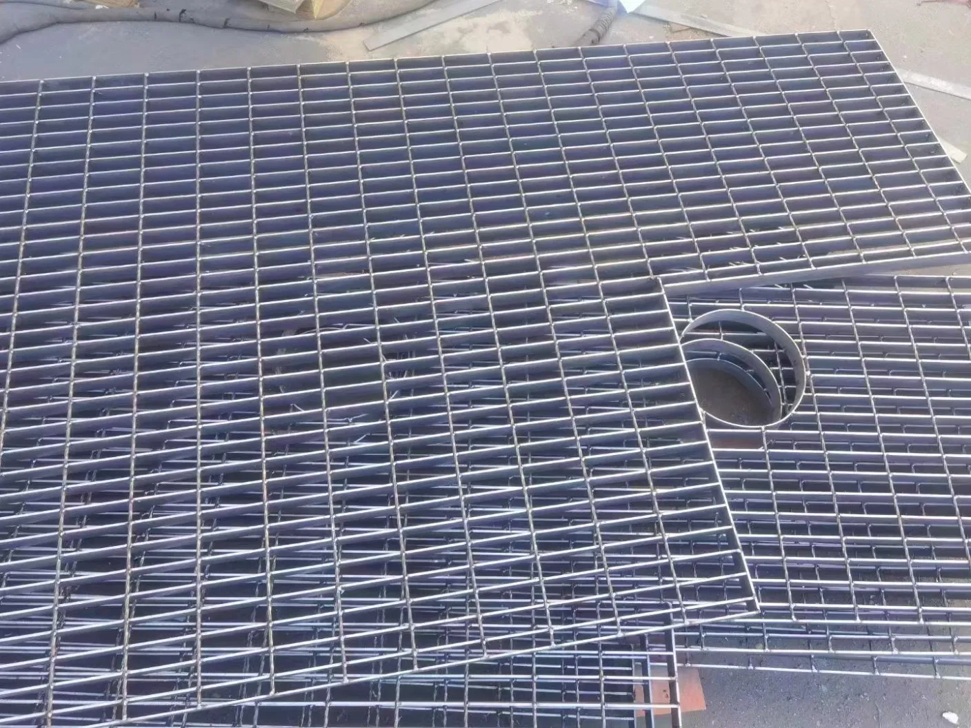 Galvanized Steel Grate for Stairs, Drain Cover