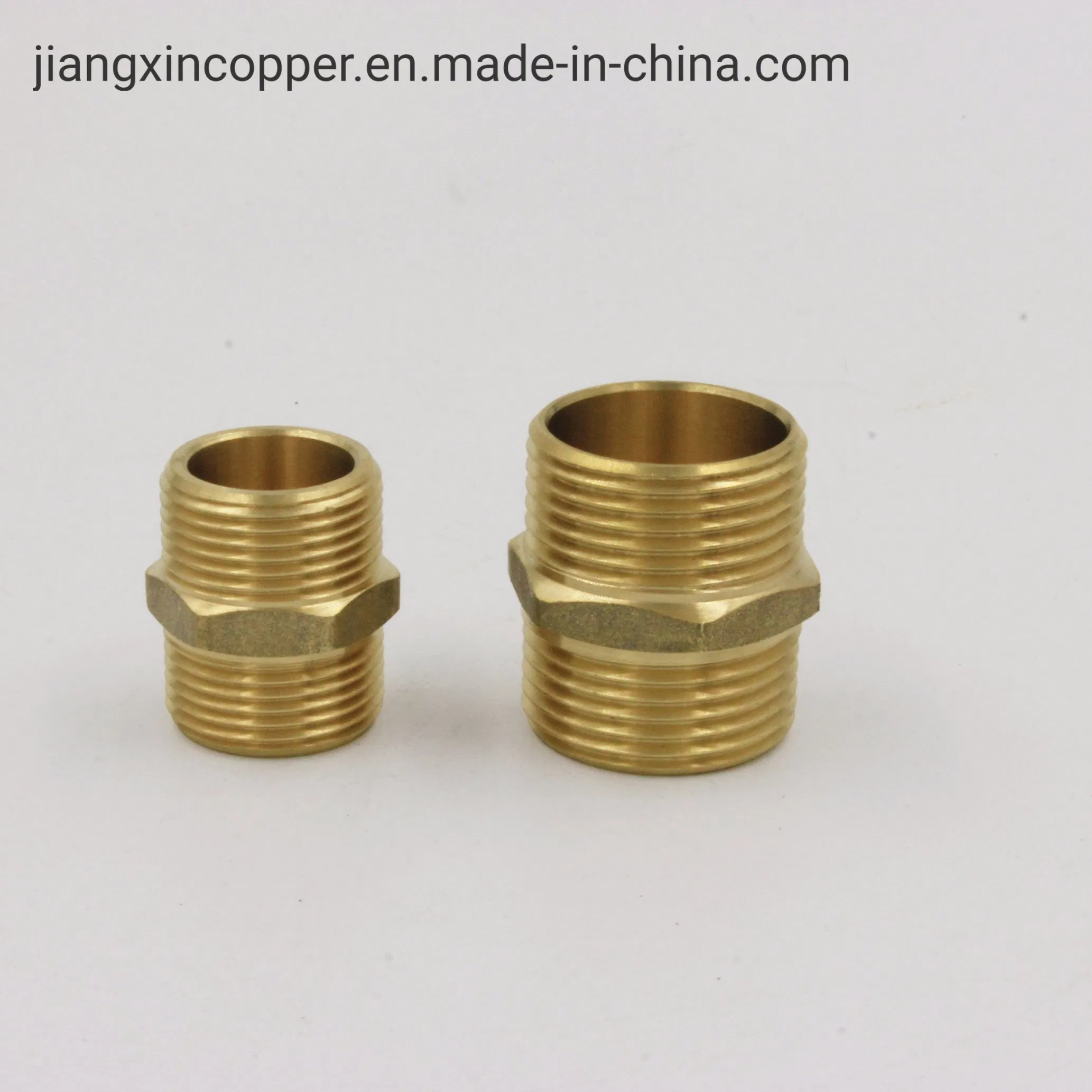 Copper Brass Nipple Tee Coupling Adapter Air Conditioner Pipe Fittings