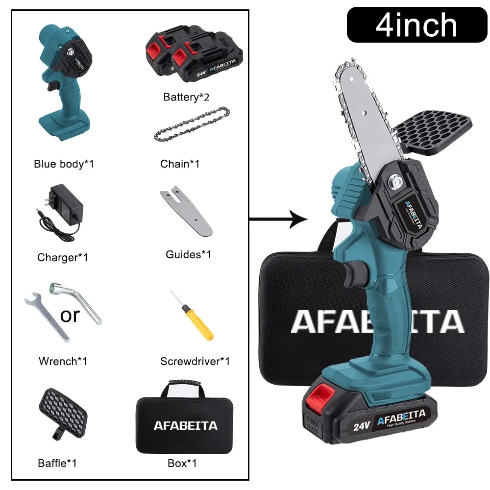 Мини-электропила 1200W, 24V, аккумуляторная