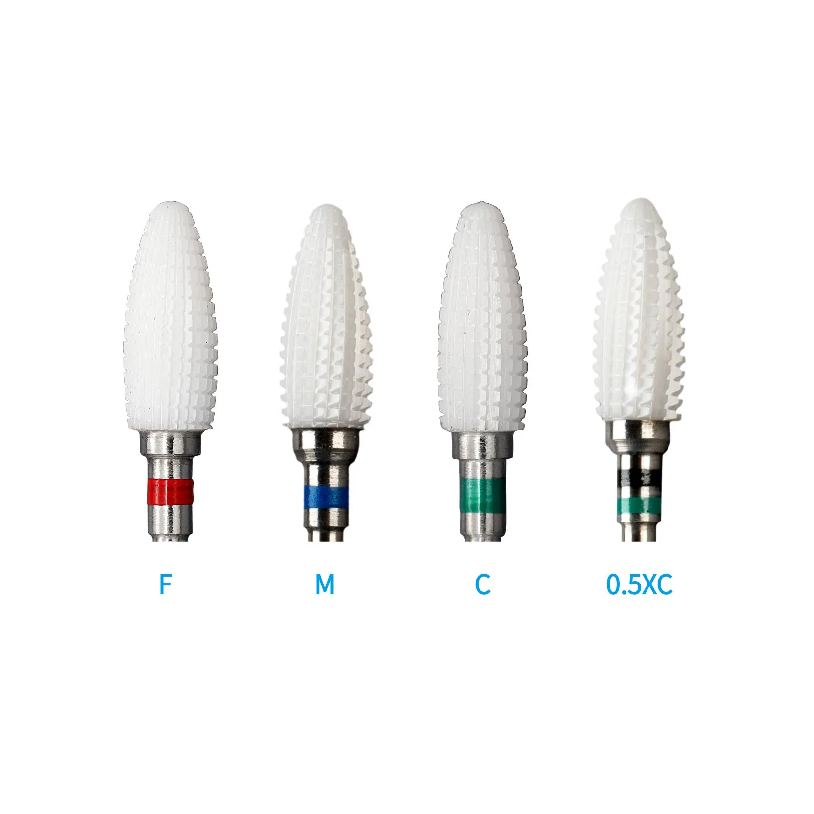 Manicure Pedicure Typhoon Flame Ceramic Zirconia Gel Polish Removing Nail Drill Bit Grinding Head