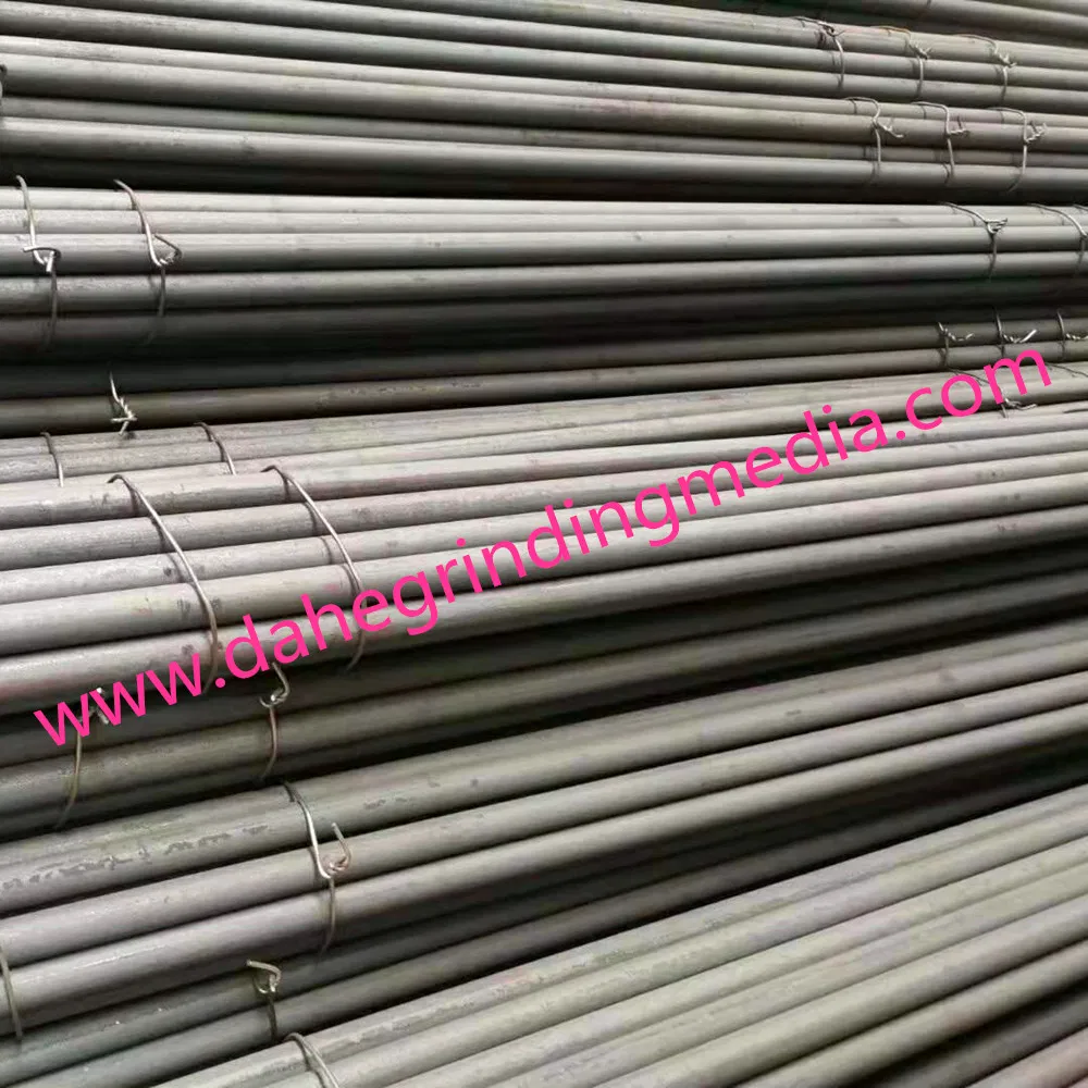 Стальной помольный стержень для стержневых мельниц