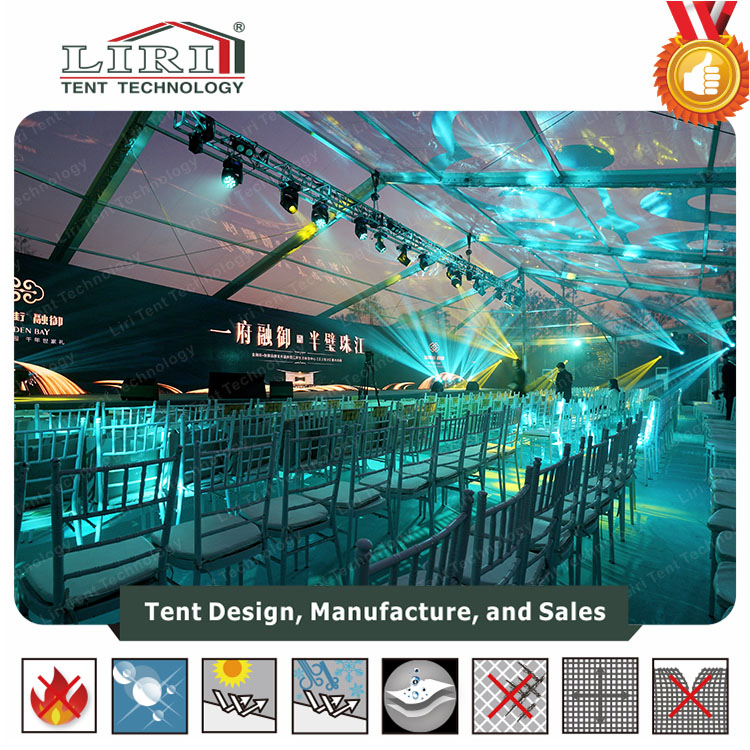 Clear Span Transparent Marquee Tent for Fashion Show
