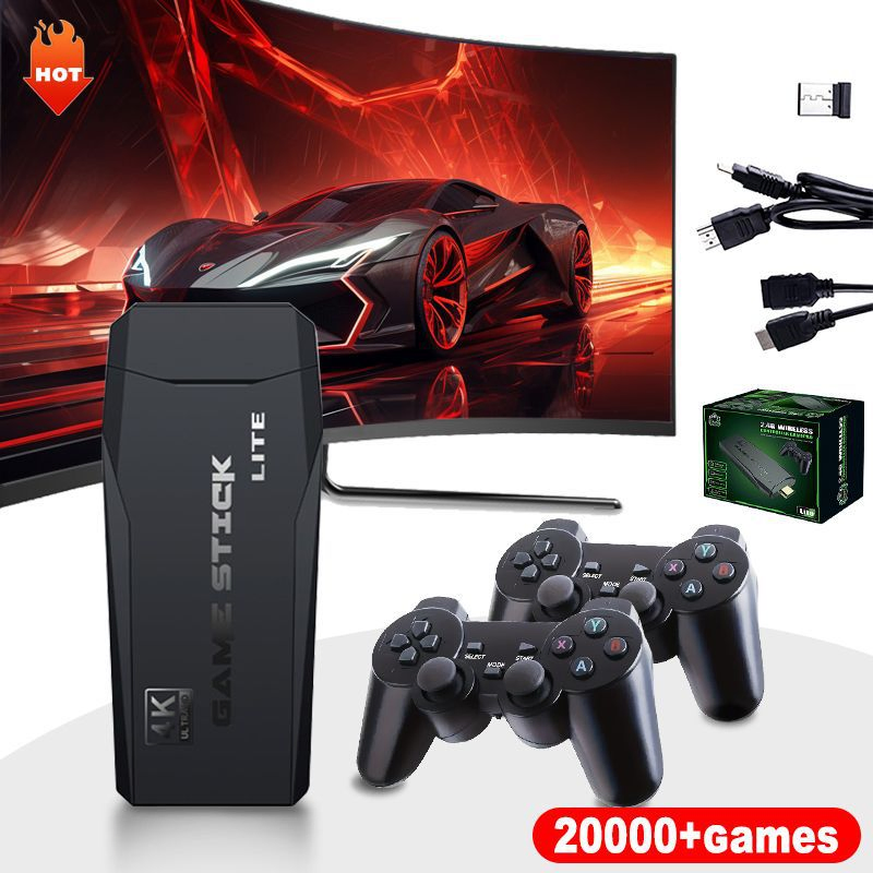 Игровая приставка M8 Game Stick 4K с 10000+ игр