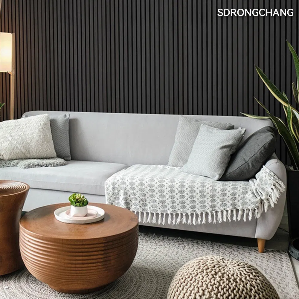 Sdrongchang Wall Covering Wood Veneer Felt Acoustic Panel CE Approved