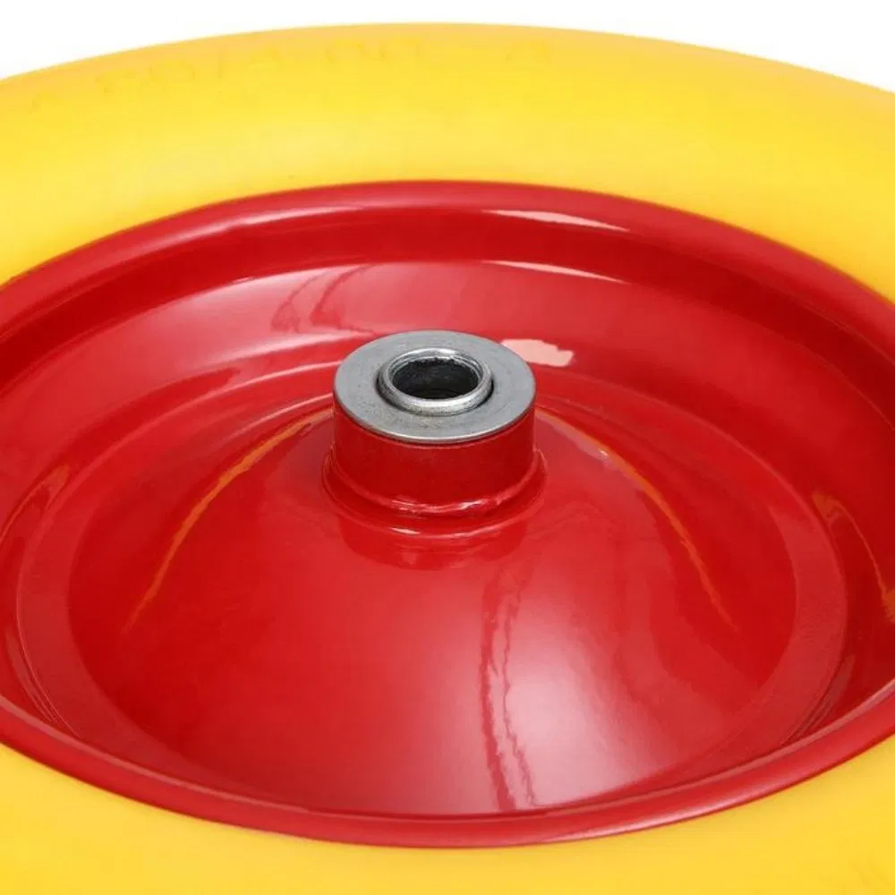 Pneumatic Rubber Wheel 3.50-6 Wheelbarrow Inflatable Tire for Wheelbarrow Mesh Steel Garden Cart