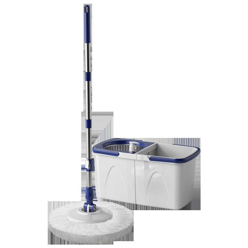 New Detachable Foldable Spin Mop with Bucket, Hands-Free Lazy Mop, Home Floor Cleaning Tool