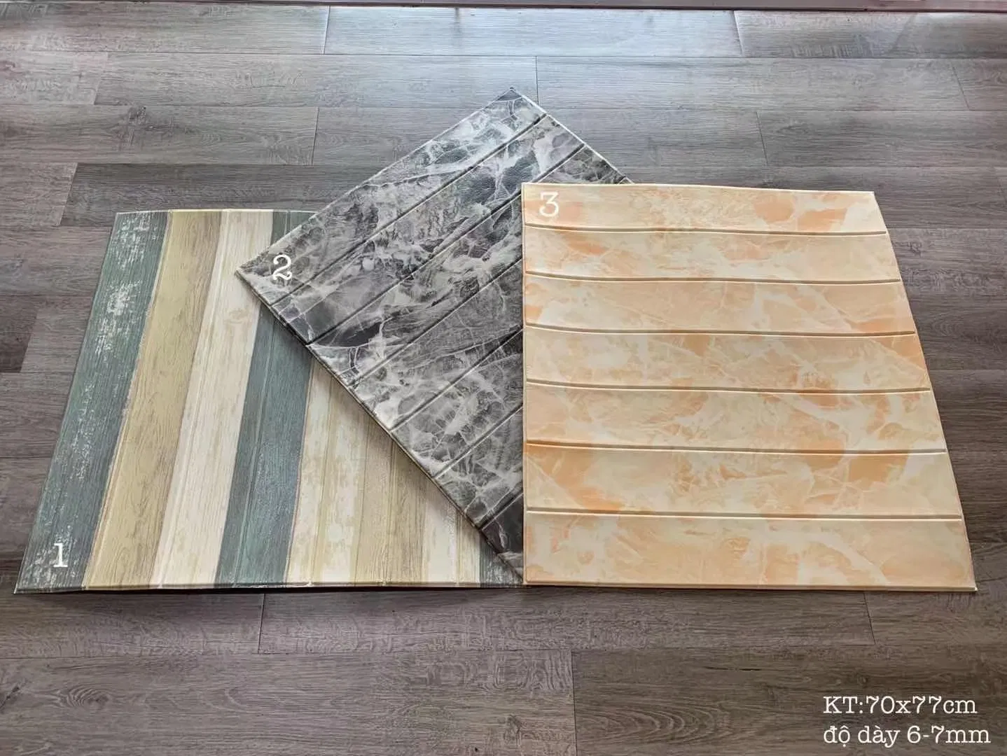 Wainscot DIY Self-Adhesive 3D Wall Sticker Wall Paper for Interior Home Decoration