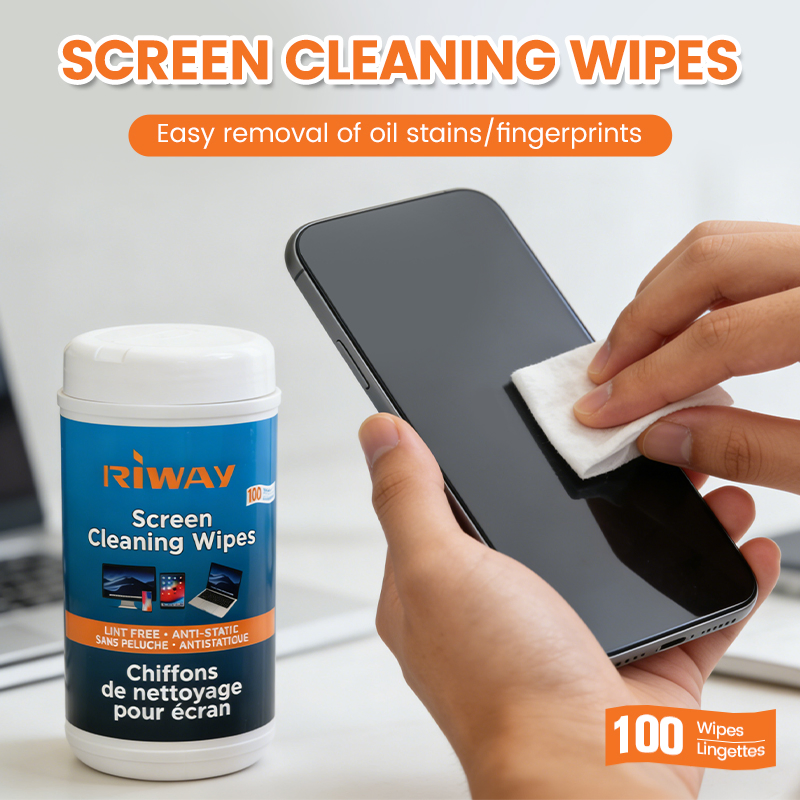 Влажные салфетки для экранов 30x20 см, антистатические