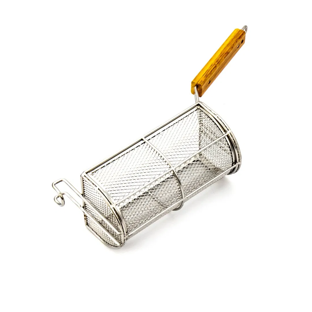 Commercial Kitchen Grid French Fries Basket Chips Fryer Basket Stainless Steel Frying Basket