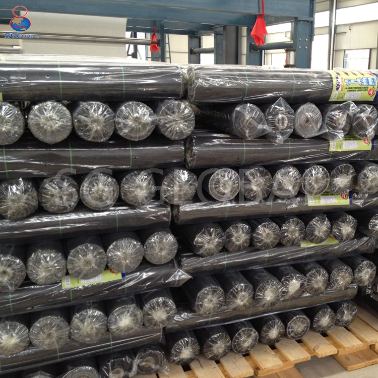 China Wholesale 120GSM Black PP Woven Ground Cover Weed Barrier Landscaping Fabric