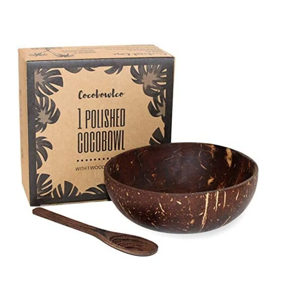 Party Cutlery Cheap Wholesale Hand Carved Coir Bowls