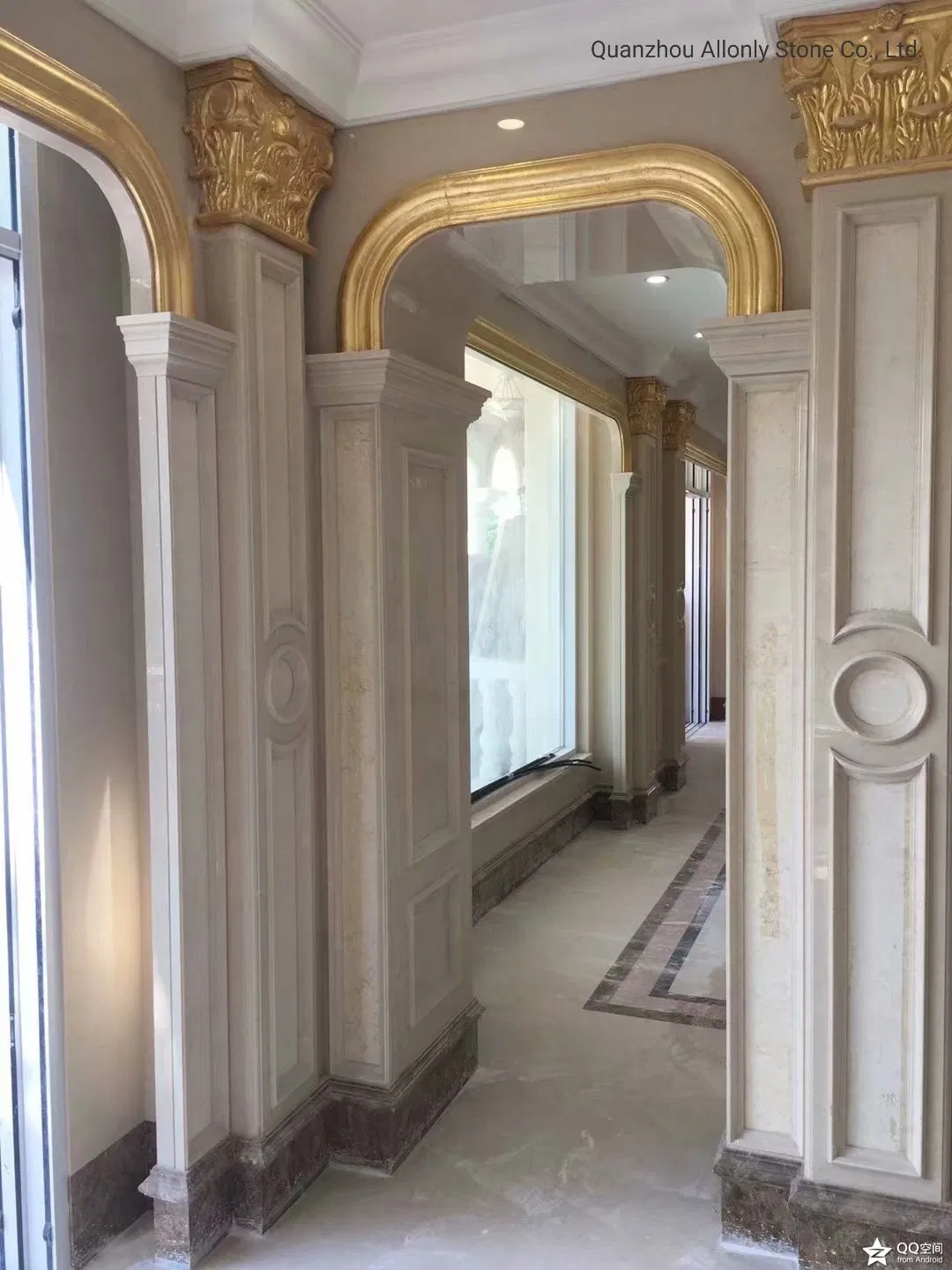Wholesale Solid Marble Columns Stone Porch Pillars