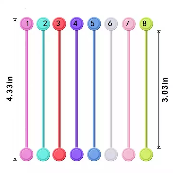 Silicone Magnetic Earphone Cord Organizer with Clip Holder