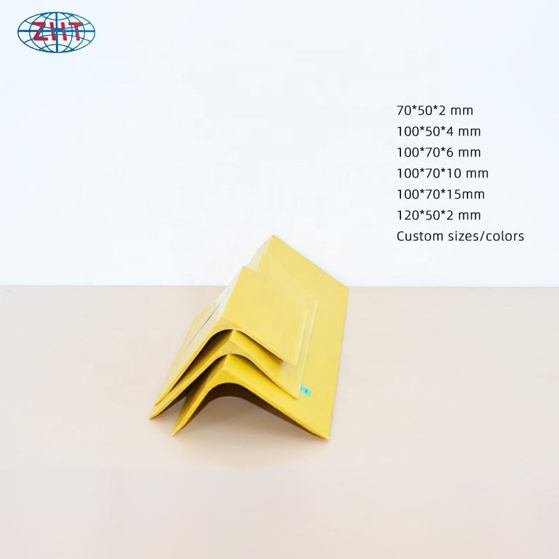 Fast Delivery From Factory Warehouse Yellow Black White Color L-Shaped PVC Corner Decoration Strip Can Be Cut to Any Length
