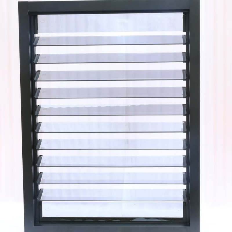 Aluminum Frame Glass Adjustable Blinds Produced by The Factory