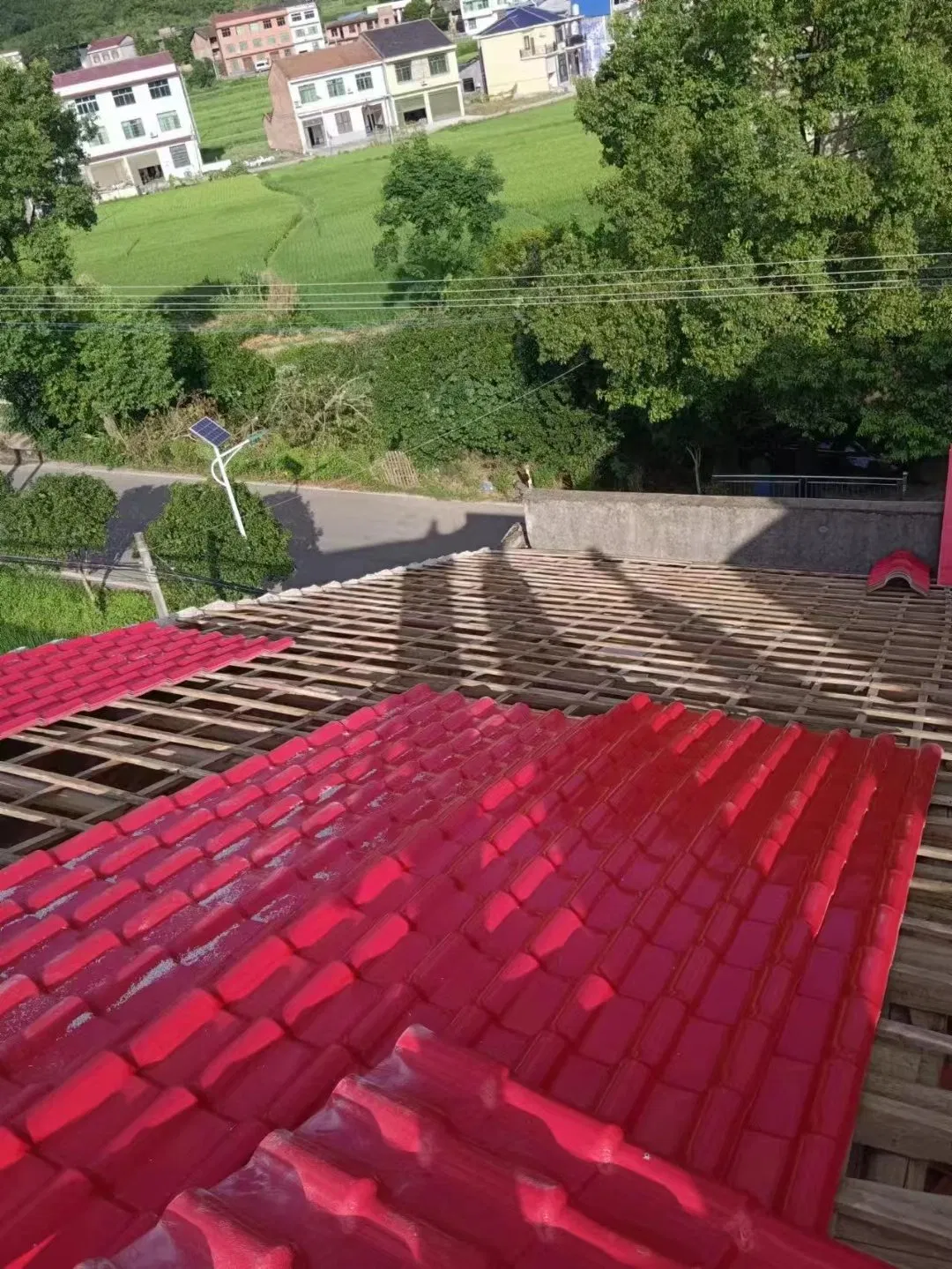 4 Layers ASA PVC Spanish Synthetic Resin Plastic Roof Tile/Sheet