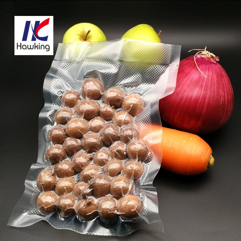 Household Embossed Vacuum Bag Food Packaging Thickness 80um/300-380um