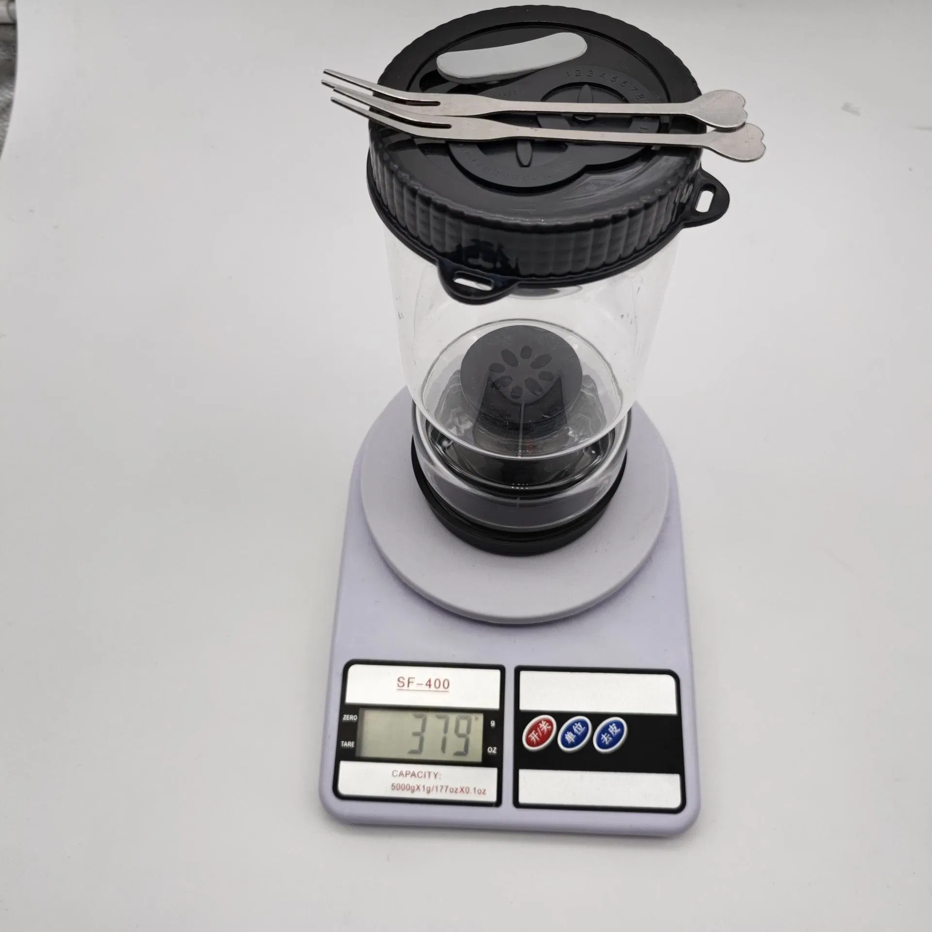 Glass Pickle Jar with Dual-Compartment Dry-Wet Separation for Fermented Foods