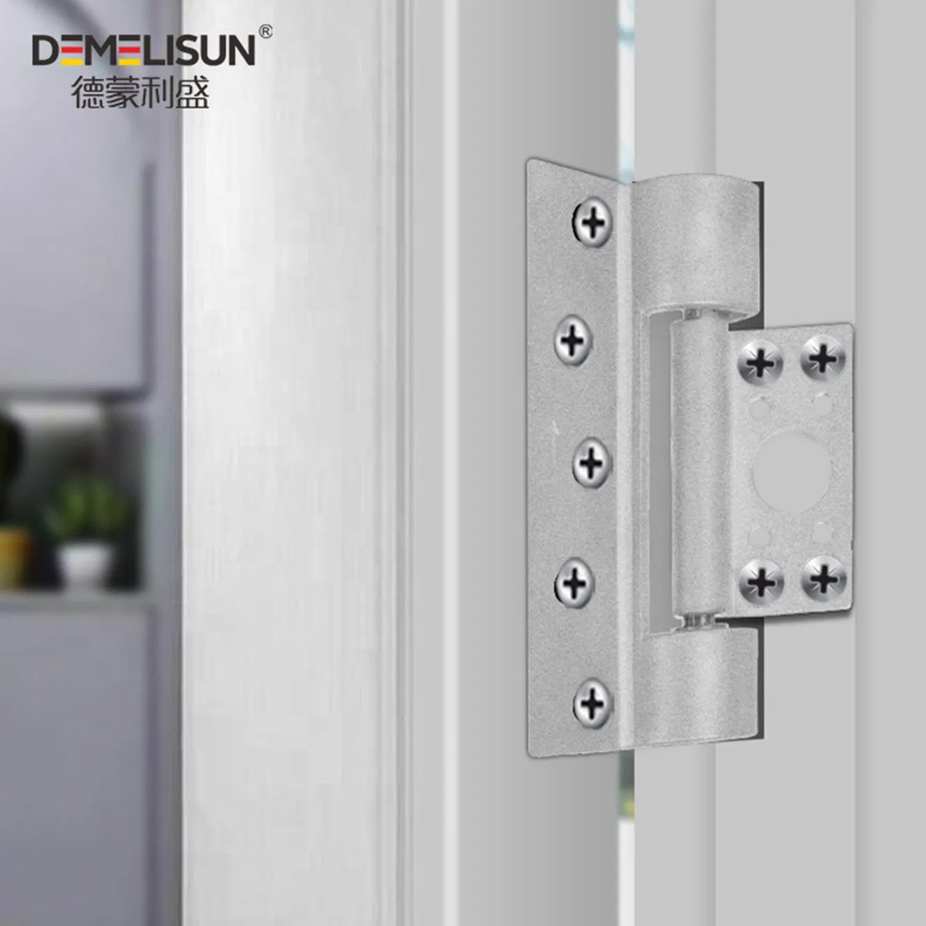 Office Anti-Corrosion Metal Door Automatic 3D Adjustable Butterfly Flush Hinge