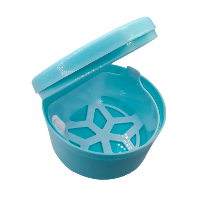 Hot Selling Dental Denture Box Case Denture Use Mouthpiece Retainer Case