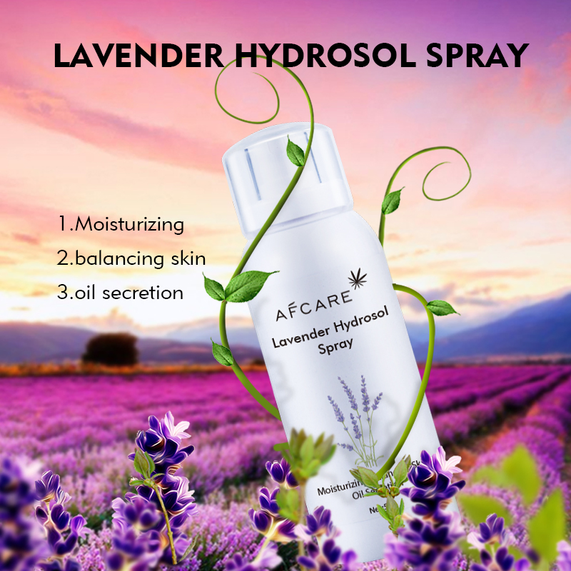 Private Brand Name Lavender Extract Herbal Hydrosol Sterilizing and Anti-Inflammatory Face Spray Mist