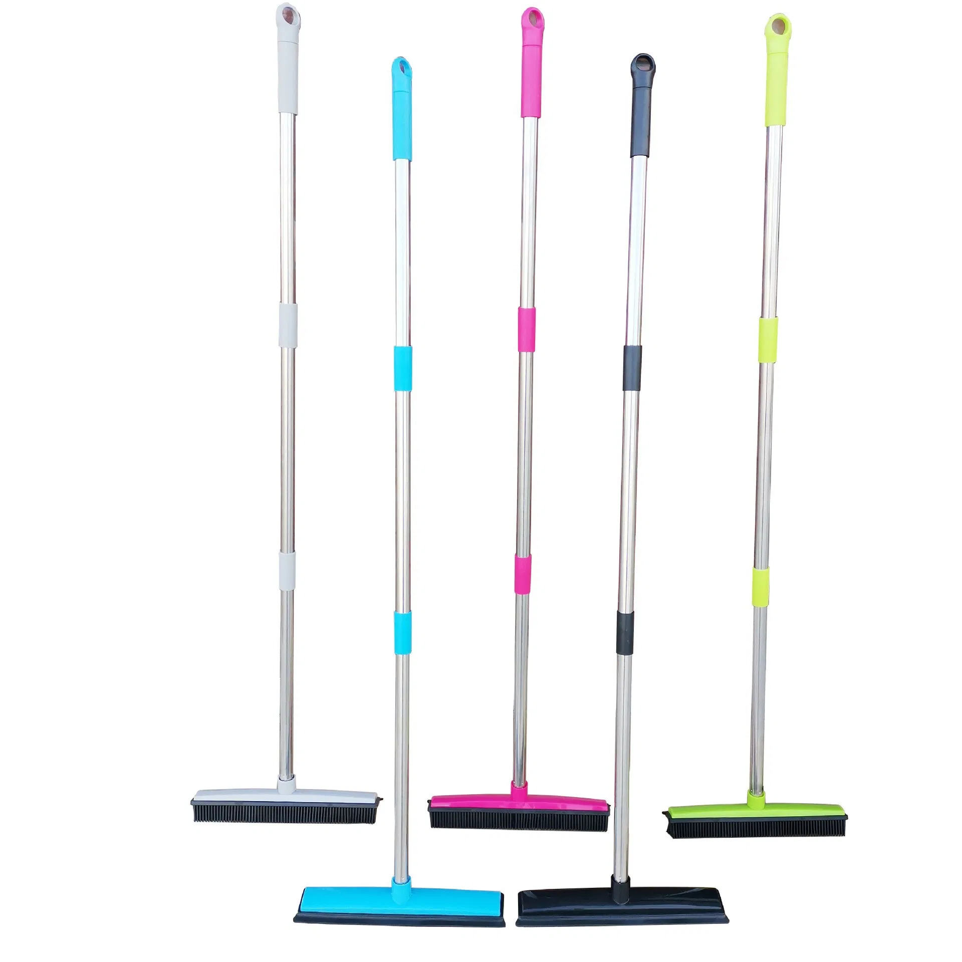 Bulk Sale Durable Rubber Water Sweeper Long Handle Floor Brush for Hotel & Office Cleaning