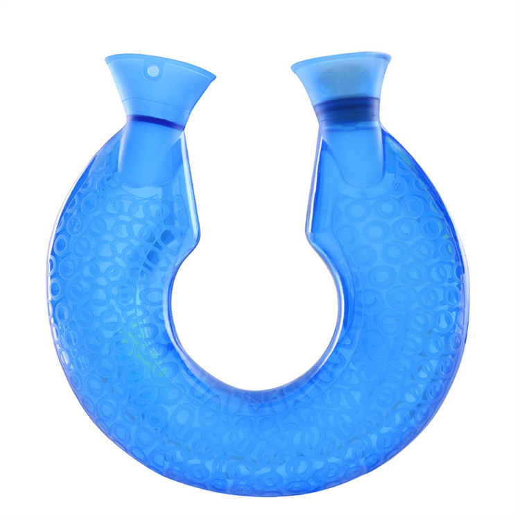 1400ml New Design Neck Warmer U Shaped PVC Neck Hot Water Bottle Bag
