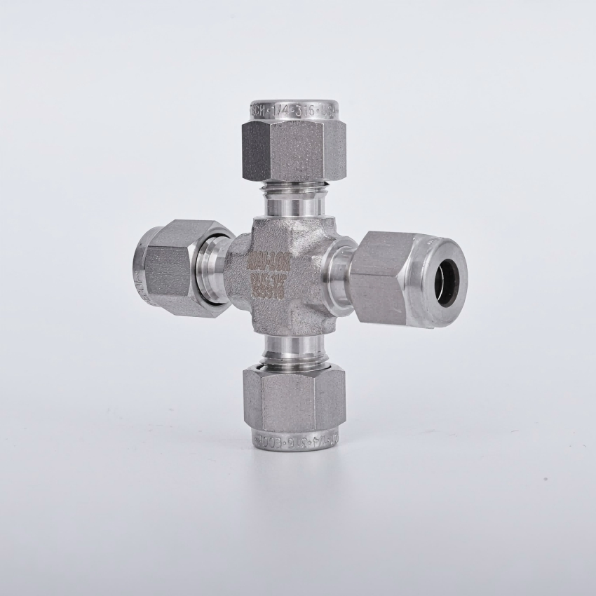 Nai-Lok Stainless Steel 316 High Pressure Premium NPT BSPP BSPT Instrument Tube Fittings for Cross Connections