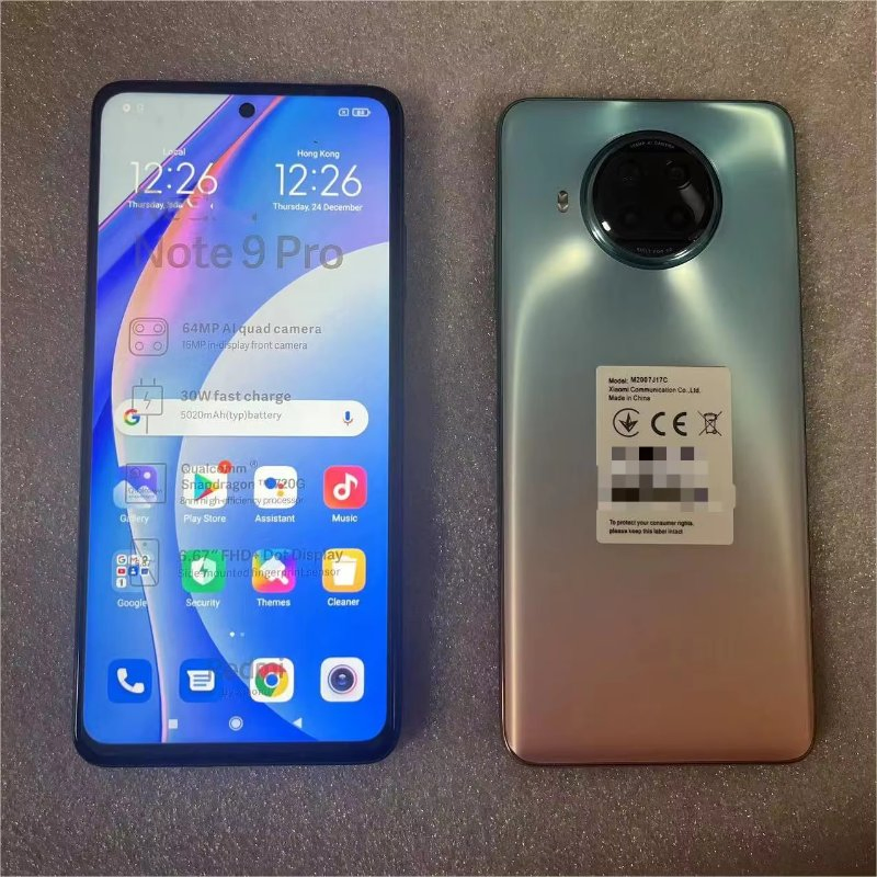 Hot Sale Used Phones Global Version Original Mobile Phone for Note 9 PRO 5g Second-Hand Phone Mobile Phone Cell Phone Unlock Mobile Phone Smart Phone