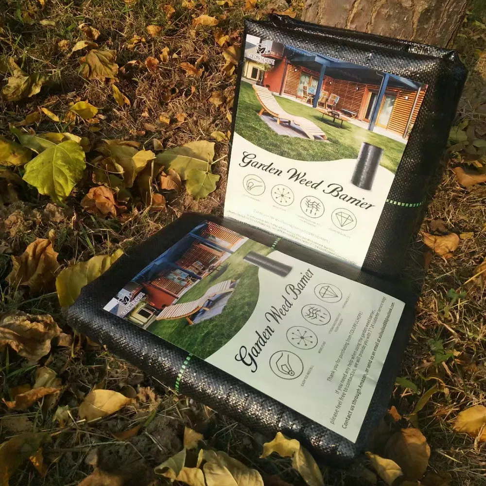 High Quality 100GSM 4X200m Weed Anti-Grass Control Weed Mat PP PE Woven Fabric