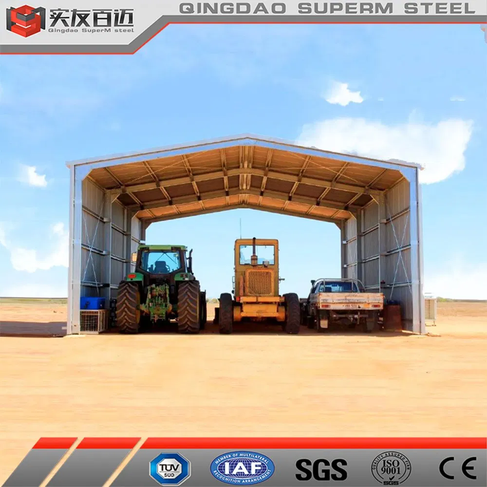 Cheap Affordable Waterproof Agricultural Storage Building Prefabricated Steel Structural Shed