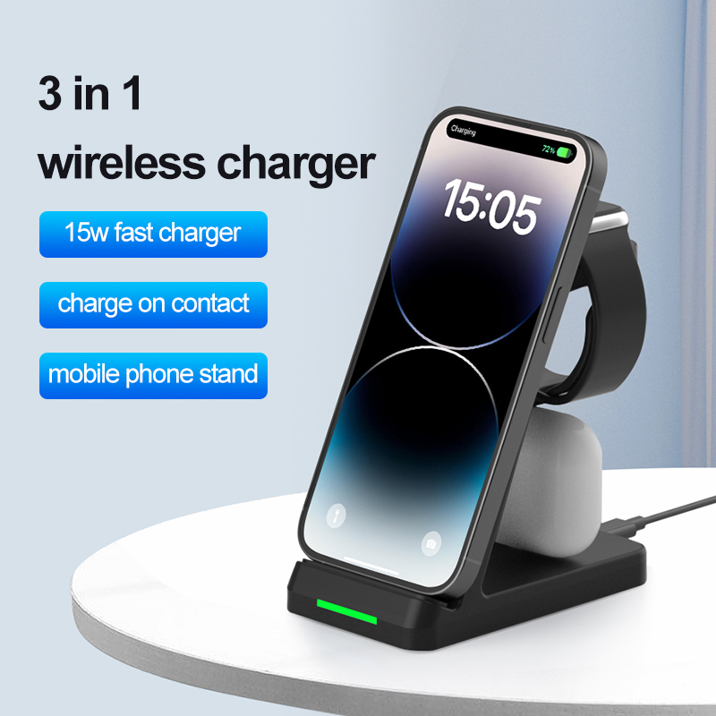 3in1 Wireless Charger Magnetic Wireless Charger for Phone Watch Wireless Charger
