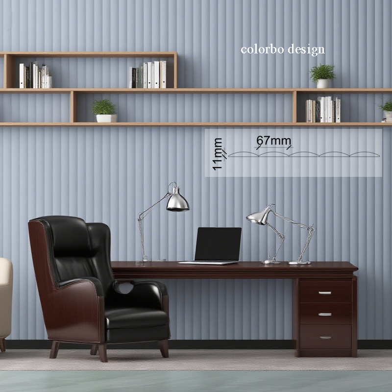 Embossed Panel  Acoustic Wall Plain Panel for High Density Sound Absorption and Decoration