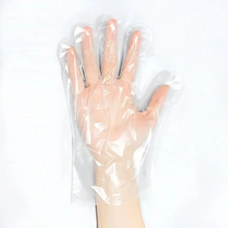 Competitive Price Disposable PE HDPE CPE Gloves Clear Polythene for Cleaning