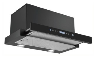 Kf01b 600mm Black Inox Kitchen Cooker Hood Pull-out