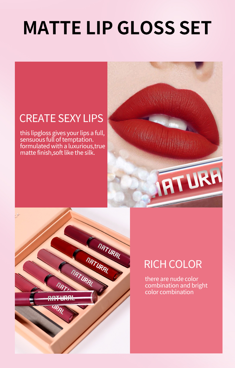 Waterproof Vegan Make Your Own Logo Matte Liquid Lipstick Private Label Custom Lipstick