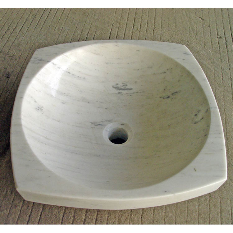 Customized Design Polished Finish Round Marble and Granite Counertop Sinks for Vanity Tops