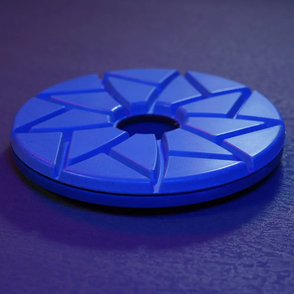 Snail Lock Stone Edge Resin Polishing Pads for Granite Marble