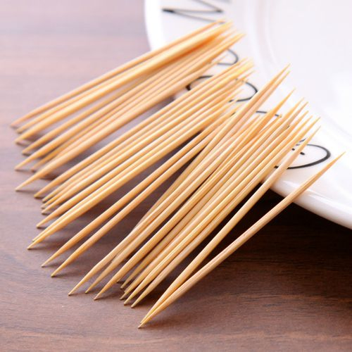 Disposable Printed Toothpicks with Biodegradable Paper Wrap