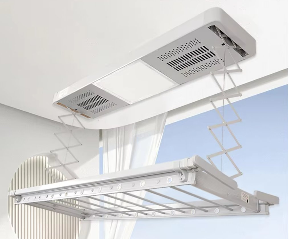 2025 Newest Automatic Balcony Clothes Drying Rack