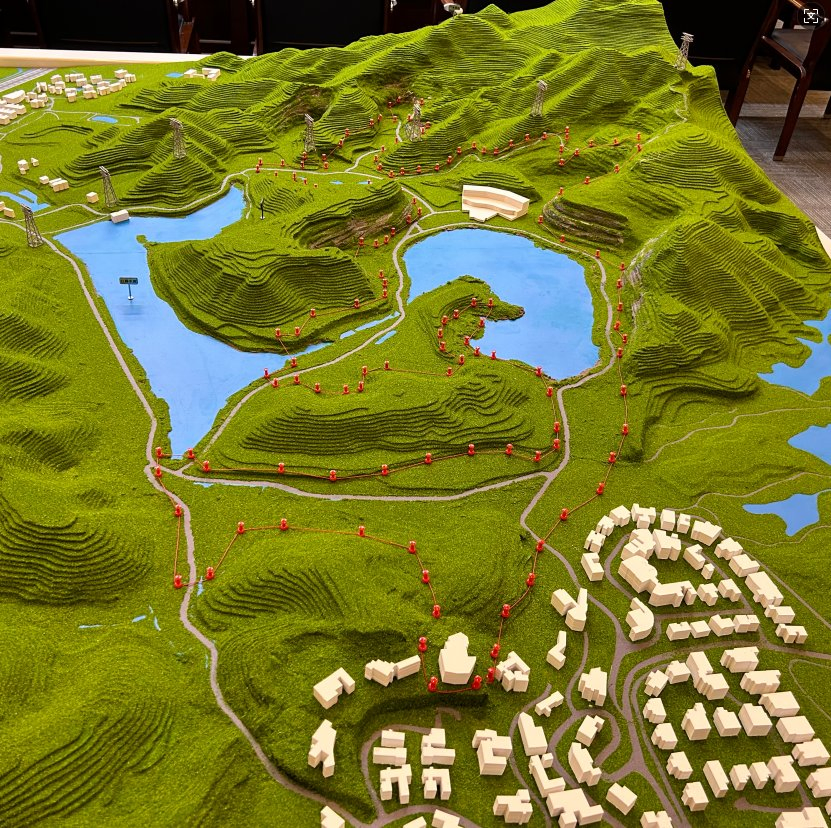 3D Customized Urban Blue-Green Infrastructure Network Planning and Architectural Model Making