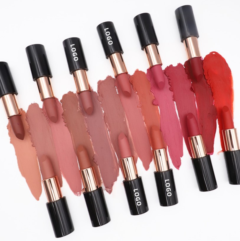Private Label Matte Lipstick Vegan Long Lasting Lipstick Waterproof Matte Solid Lipstick