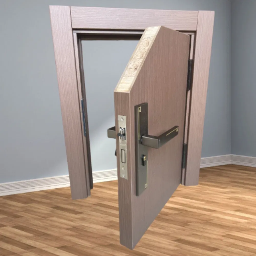 Environmentally Friendly and Odorless 30 Minutes Fire Rated Wooden Door for Office