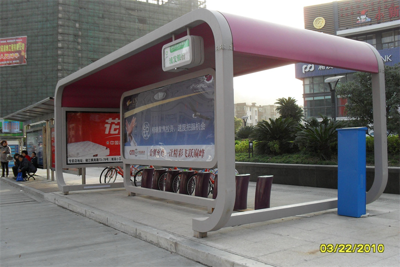 PE Modern Simplicity Outdoor Food Kiosk with Customized Service