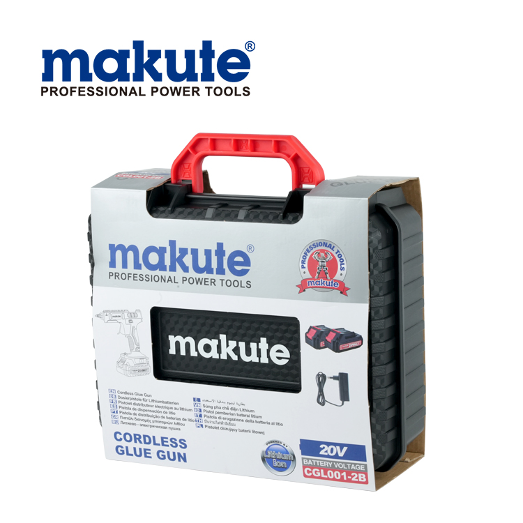 Hot Sale 20V Cordless Electric Glue Gun with 2 Battery