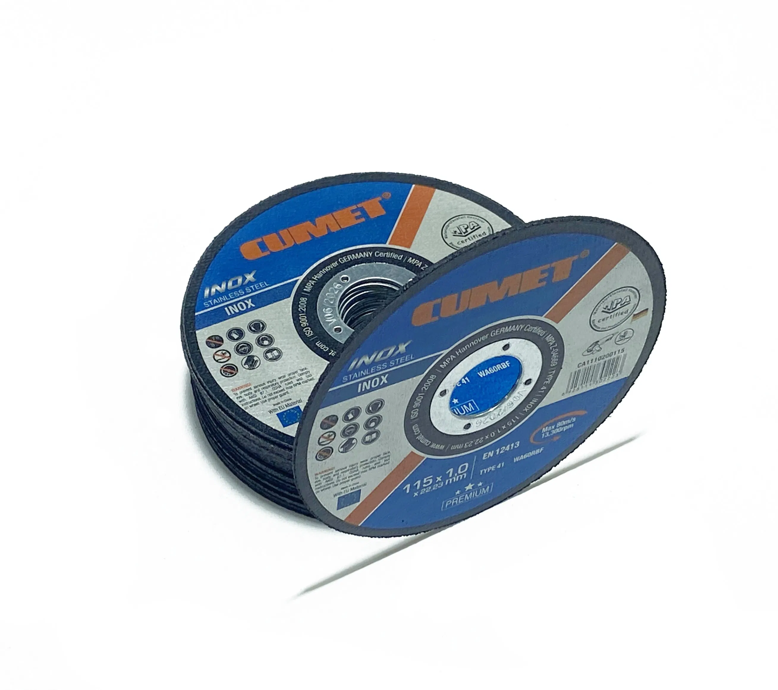 Cumet 4.5” 115mm Cutting Wheel for Metal and Inox